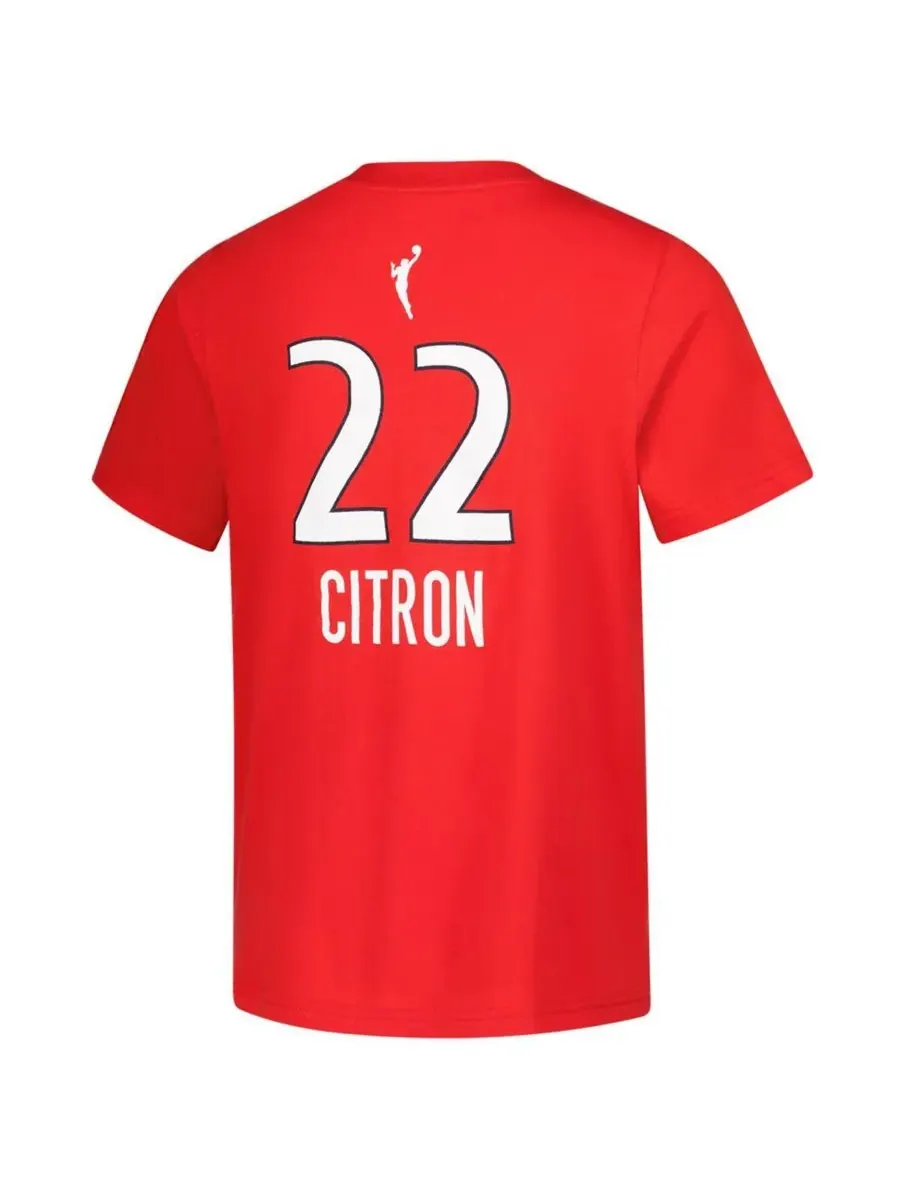 Nike Футболка Big Boys and Girls Sonia Citron Red Washington Mystics Explorer Edition с именем и — изображение 3 из 3