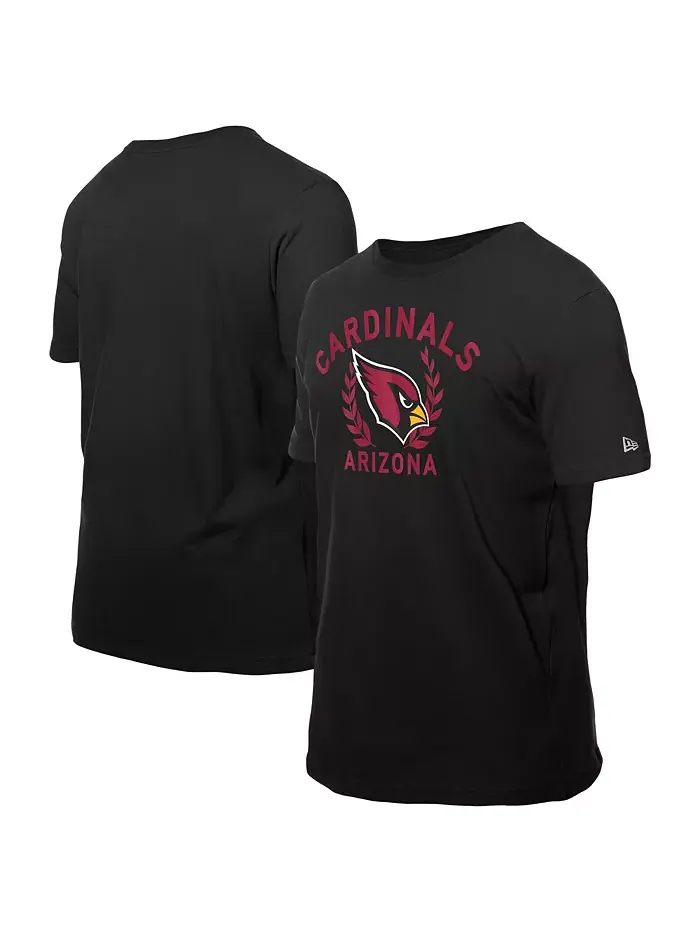 Мужская черная футболка Arizona Cardinals 2025 NFL Draft New Era