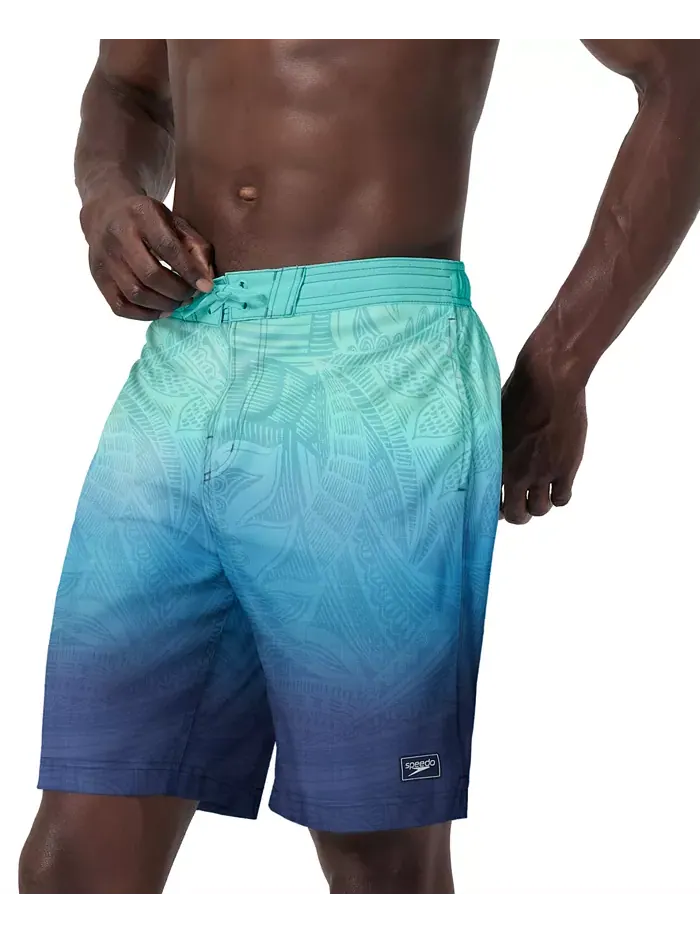 Мужские шорты для плавания Island Flow Bondi Basin Ombre с кулиской, длина 9" Speedo — изображение 3 из 4