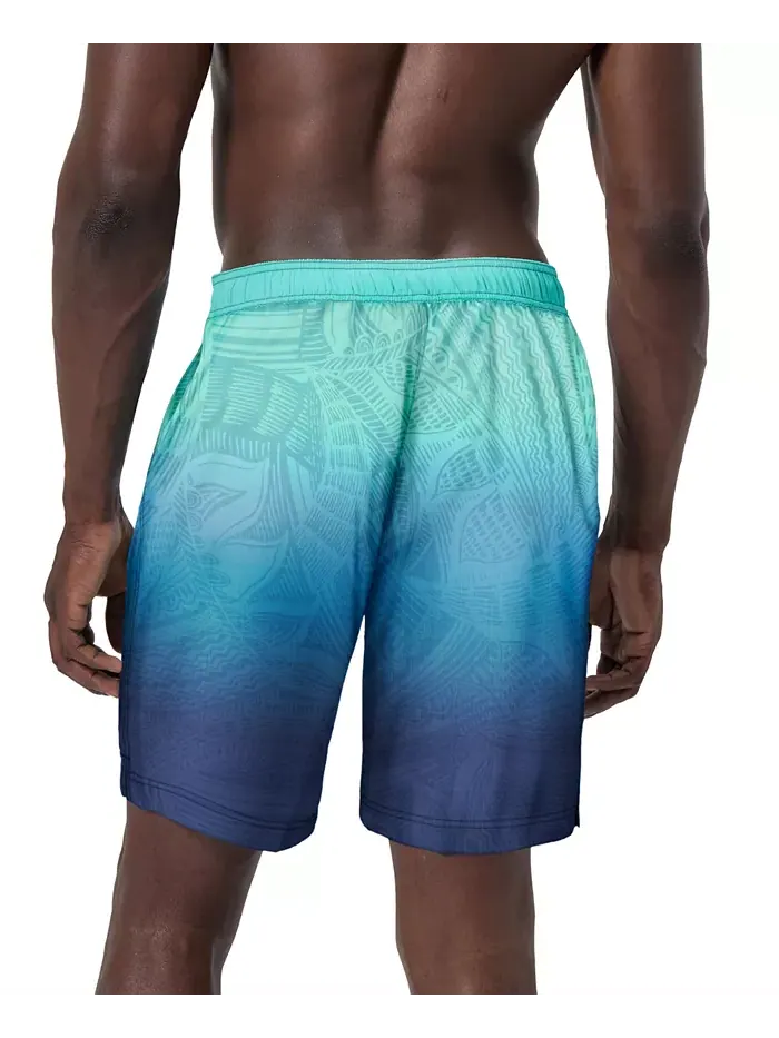 Мужские шорты для плавания Island Flow Bondi Basin Ombre с кулиской, длина 9" Speedo — изображение 4 из 4