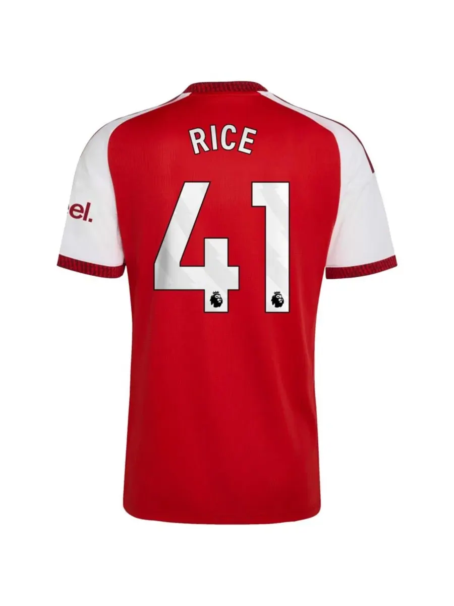 Футболка Declan Rice Red Arsenal 2026/27 Home Replica Jersey adidas — изображение 3 из 3, красный