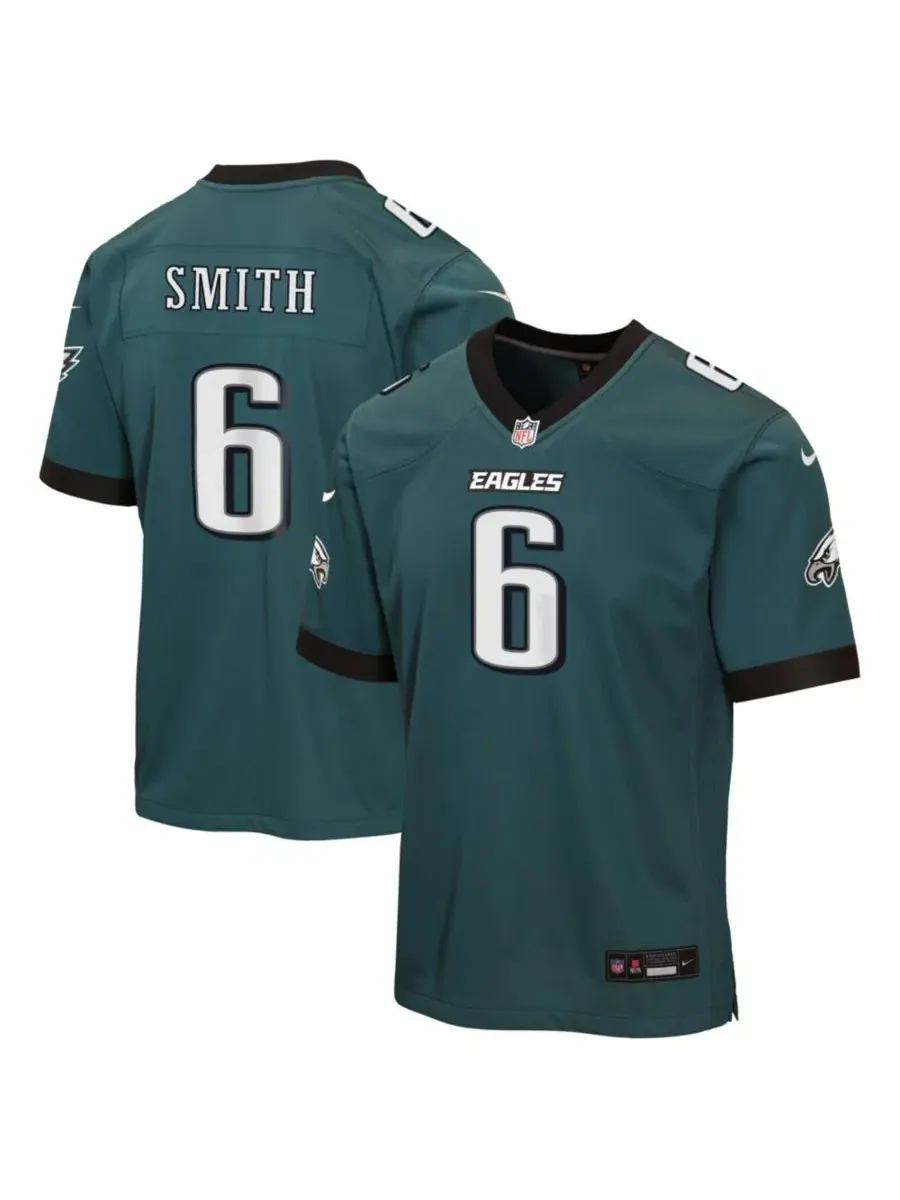Детская футболка Nike с принтом DeVonta Smith Philadelphia Eagles