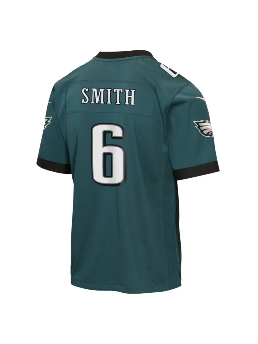 Детская футболка Nike с принтом DeVonta Smith Philadelphia Eagles — изображение 3 из 3, зеленый