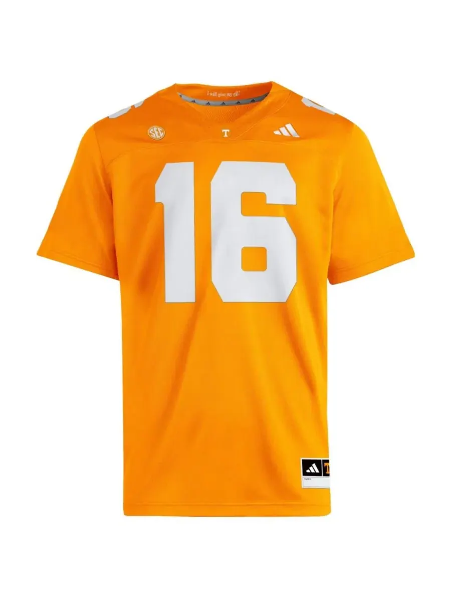 Футболка с v-образным вырезом Premier Jersey Peyton Manning Tennessee Volunteers adidas — изображение 2 из 5, оранжевый