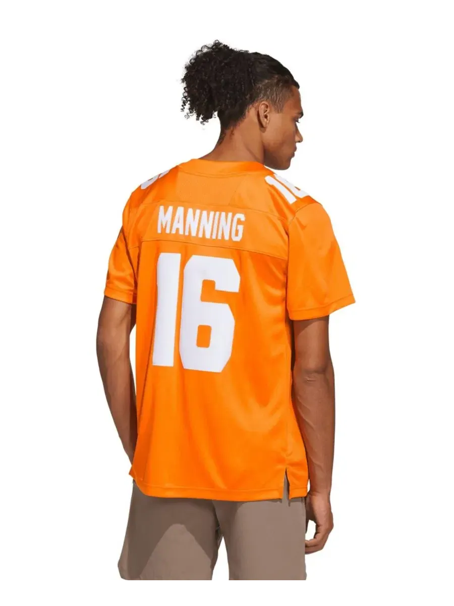 Футболка с v-образным вырезом Premier Jersey Peyton Manning Tennessee Volunteers adidas — изображение 4 из 5, оранжевый