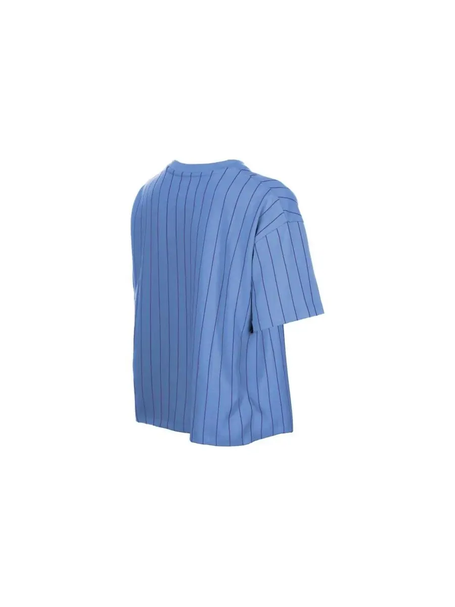 Футболка с принтом Colorado Rockies City Connect Throwback Meshback Pinstripe Boxy New Era — изображение 4 из 4