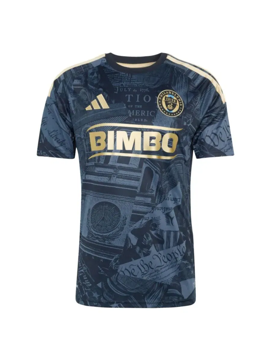 Футболка с коротким рукавом 1776 Kit Cavan Sullivan Philadelphia Union adidas — изображение 3 из 3, темно-синий