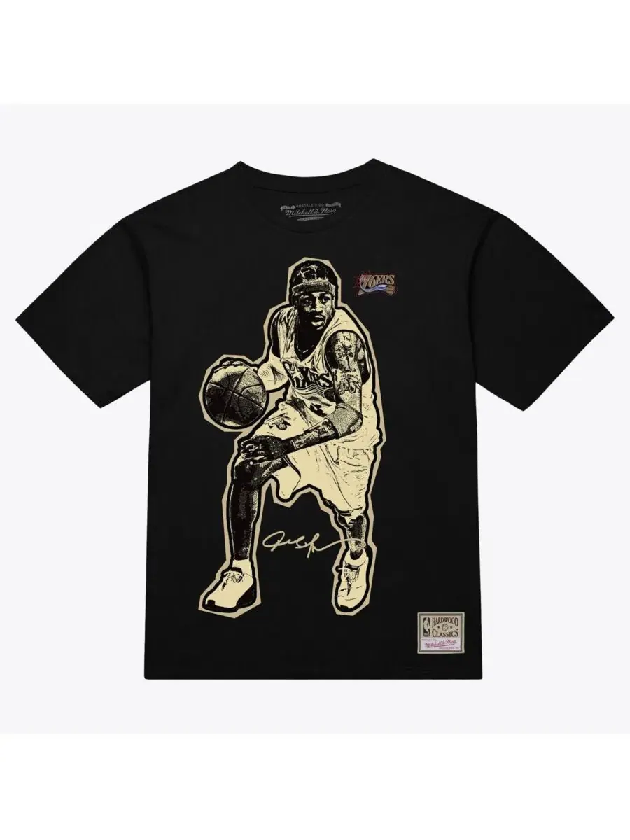 Футболка с принтом Allen Iverson Blockbuster Player Mitchell & Ness