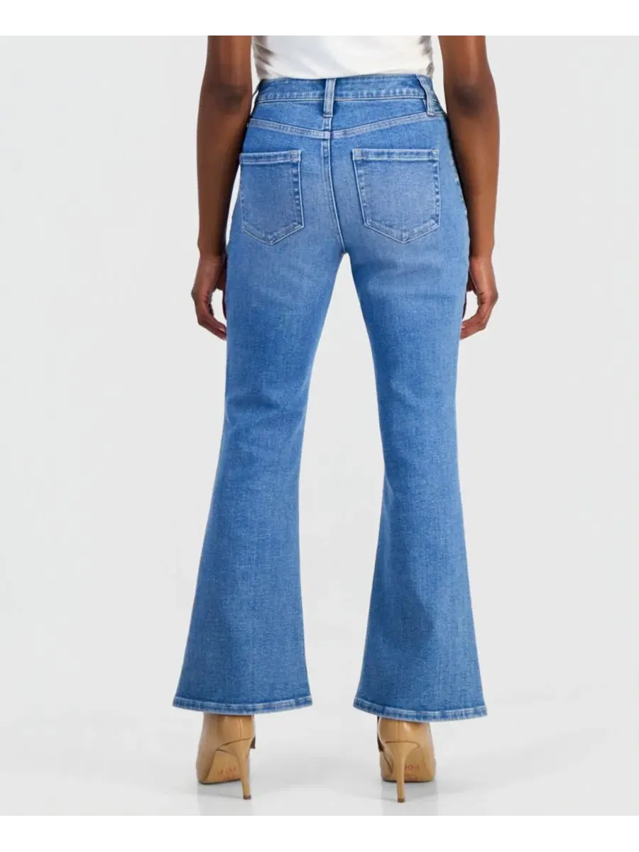 Джинсы клеш с высокой посадкой, модель Petite High-Rise Flare-Leg I.N.C. International Concepts — изображение 5 из 11