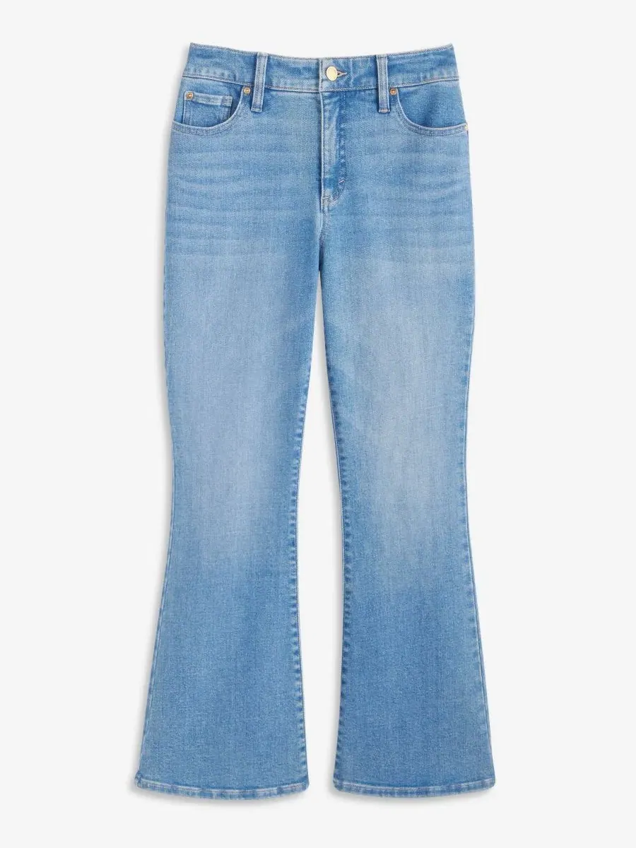 Джинсы клеш с высокой посадкой, модель Petite High-Rise Flare-Leg I.N.C. International Concepts — изображение 8 из 11