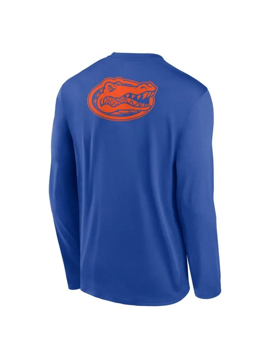 Мужская футболка с длинным рукавом Royal Florida Gators Primetime Campus 2-Hit Legend Jordan — изображение 3 из 3