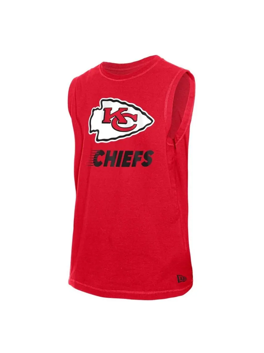 New Era Мужская красная майка Kansas City Chiefs из коллекции Leisure — изображение 3 из 3, красный