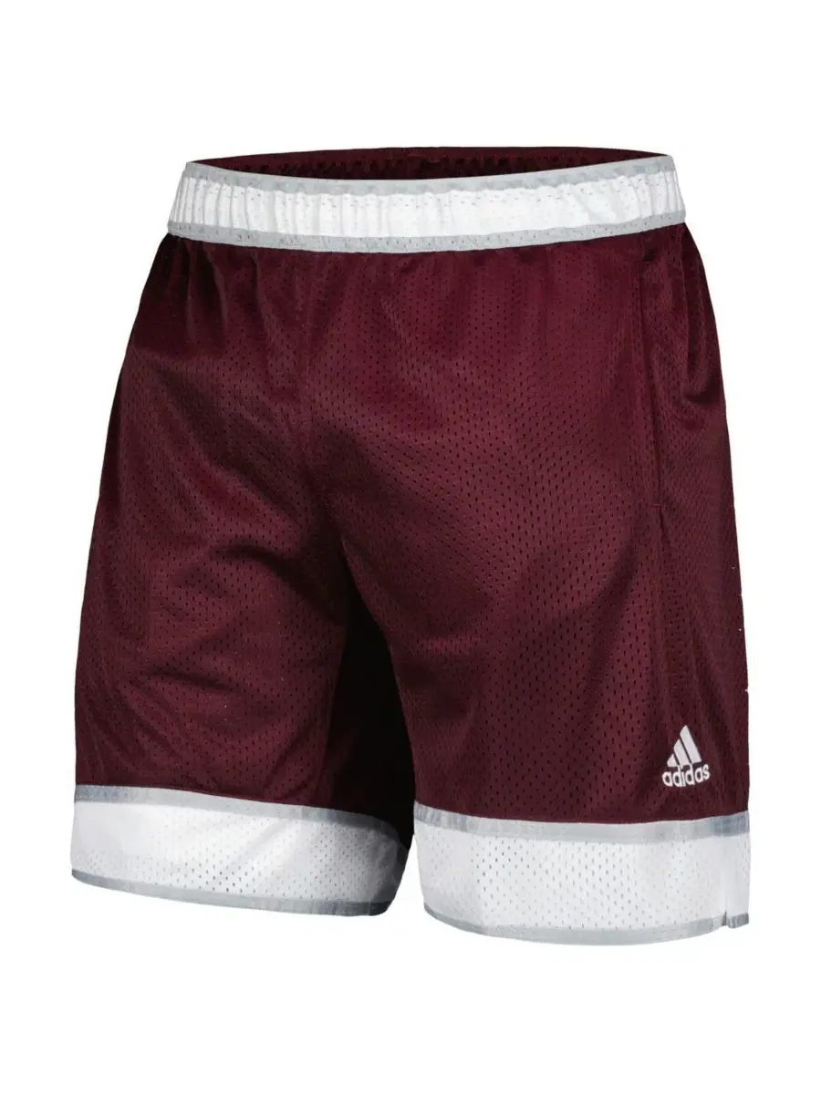 Adidas Мужские баскетбольные шорты Texas A&M Aggies Swingman AEROREADY бордового цвета — изображение 3 из 3, коричневый