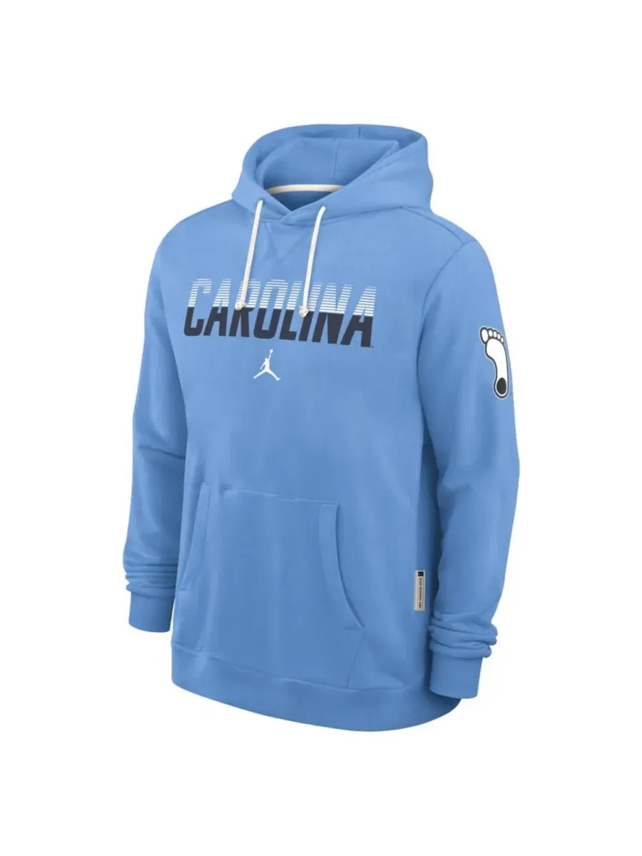 Худи с капюшоном из футера с принтом, модель 2026 Sideline Standard Issue Dri-FIT Jordan — изображение 3 из 4, синий