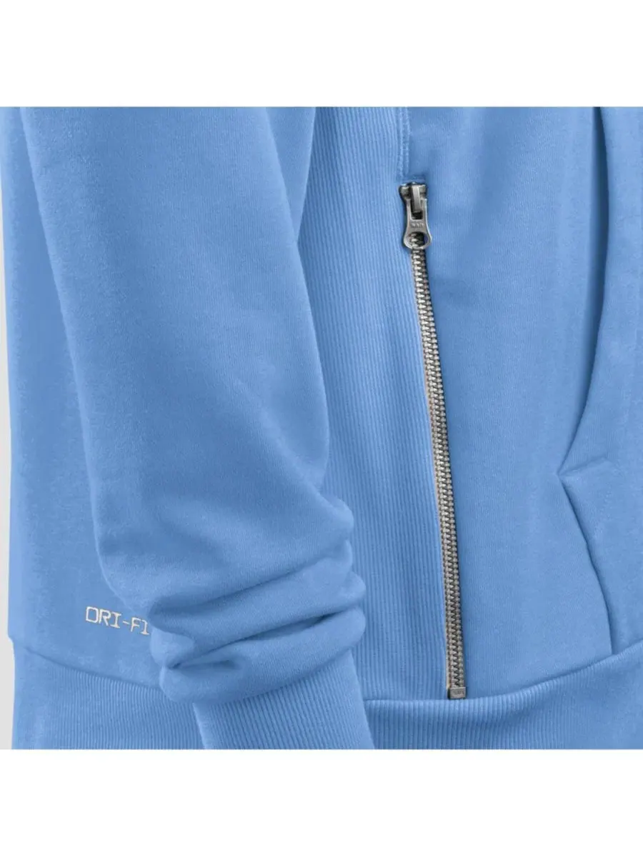 Худи с капюшоном из футера с принтом, модель 2026 Sideline Standard Issue Dri-FIT Jordan — изображение 4 из 4, синий