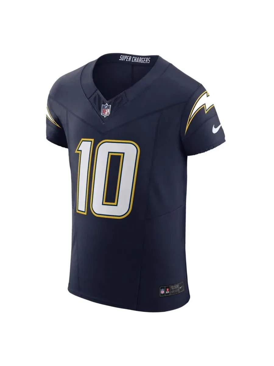 Мужская футболка с длинным рукавом Justin Herbert Alternate Super Chargers Vapor F.U.S.E. Elite — изображение 2 из 3