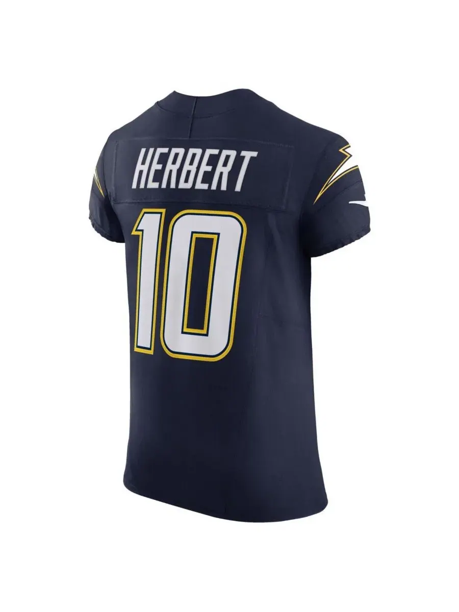 Мужская футболка с длинным рукавом Justin Herbert Alternate Super Chargers Vapor F.U.S.E. Elite — изображение 3 из 3