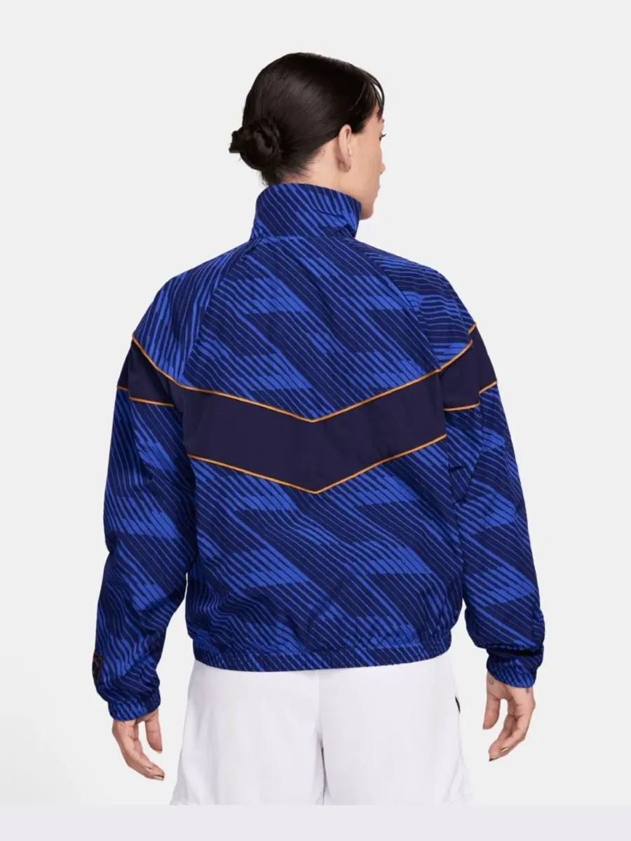 Ветровка женская с молнией Nike Windrunner — изображение 3 из 3, синий