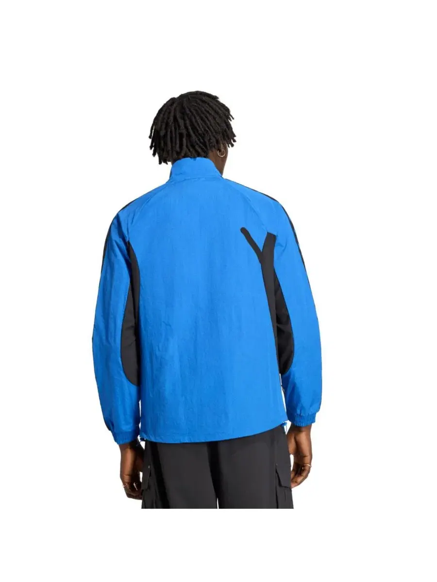 Куртка-анорак с длинным рукавом San Jose Earthquakes 2026 Anthem Raglan Full-Zip Jacket adidas — изображение 4 из 4, синий