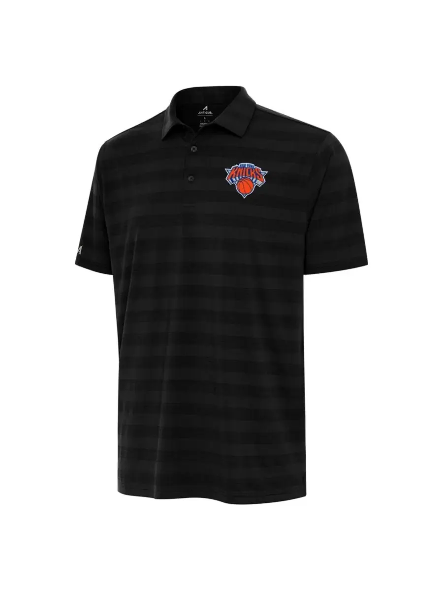 Поло с длинным рукавом New York Knicks Tunnel Antigua