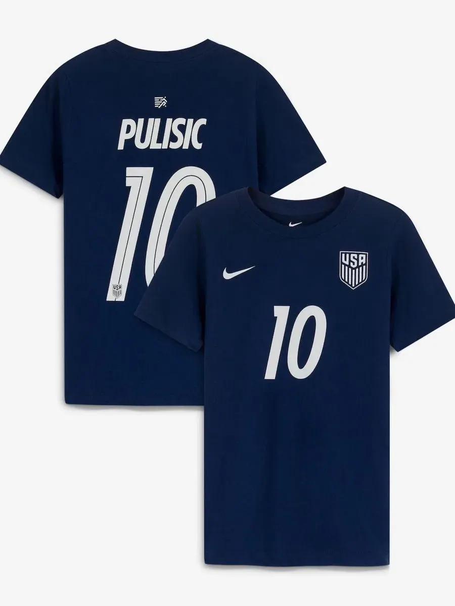 Футболка с именем и номером игрока Christian Pulisic Nike