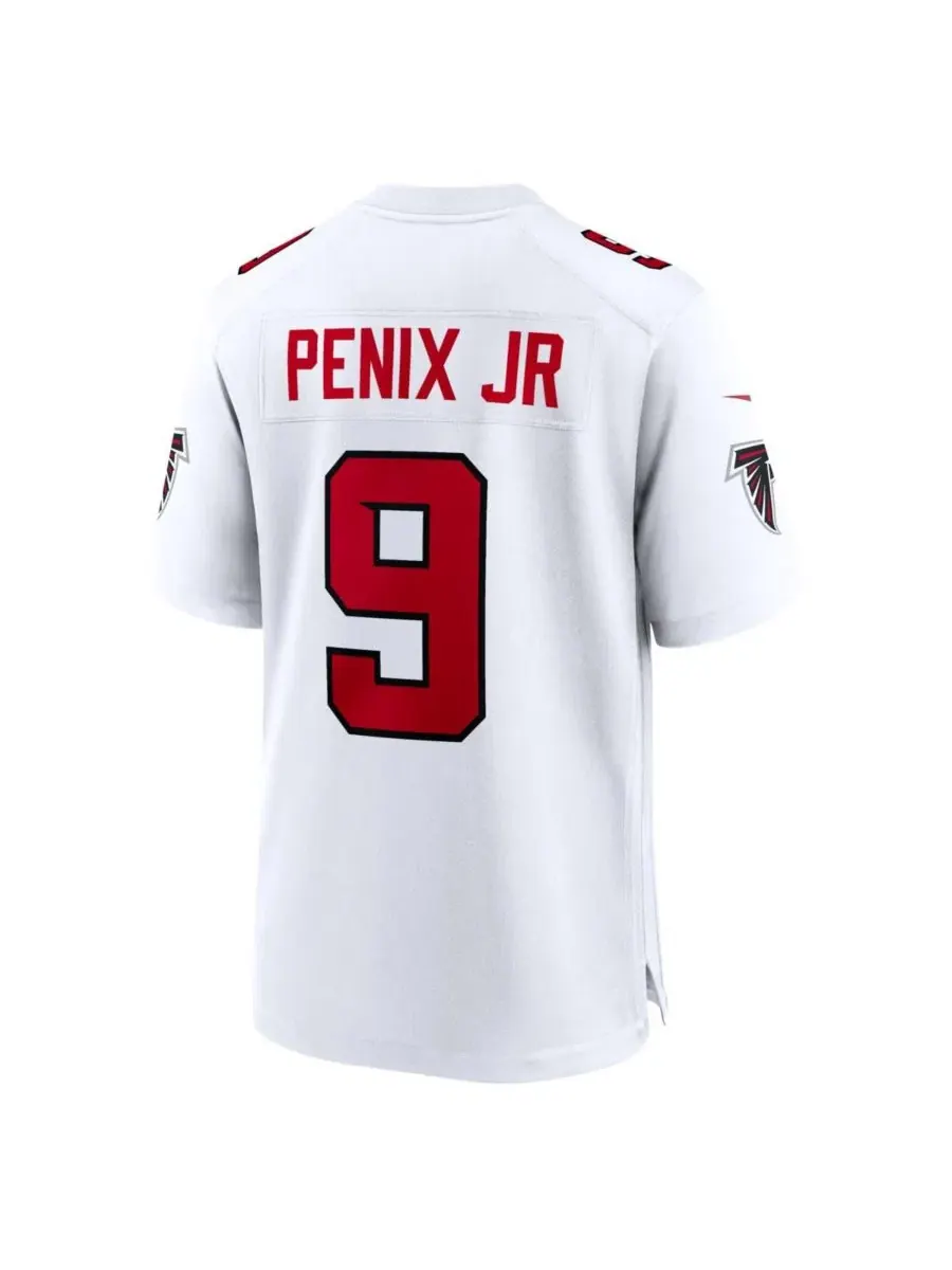 Игровая футболка Nike Michael Penix Jr., Atlanta Falcons — изображение 3 из 5, белый