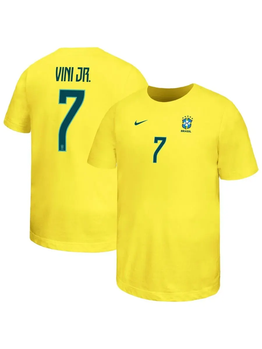 Футболка с длинным рукавом Vini Jr. Brazil National Team Nike
