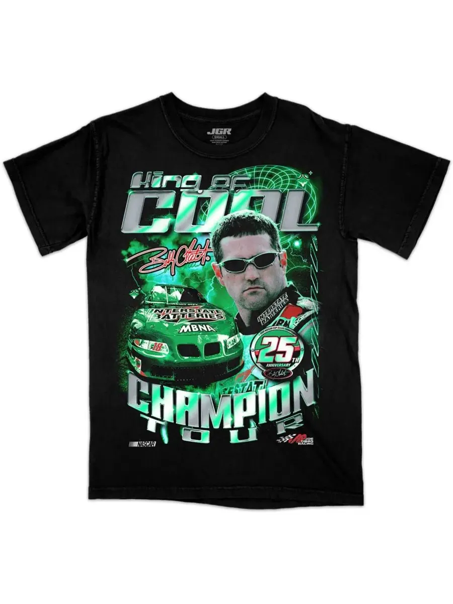Футболка с принтом Bobby Labonte Interstate Batteries Legends Joe Gibbs Racing Team Collection — изображение 3 из 3, черный