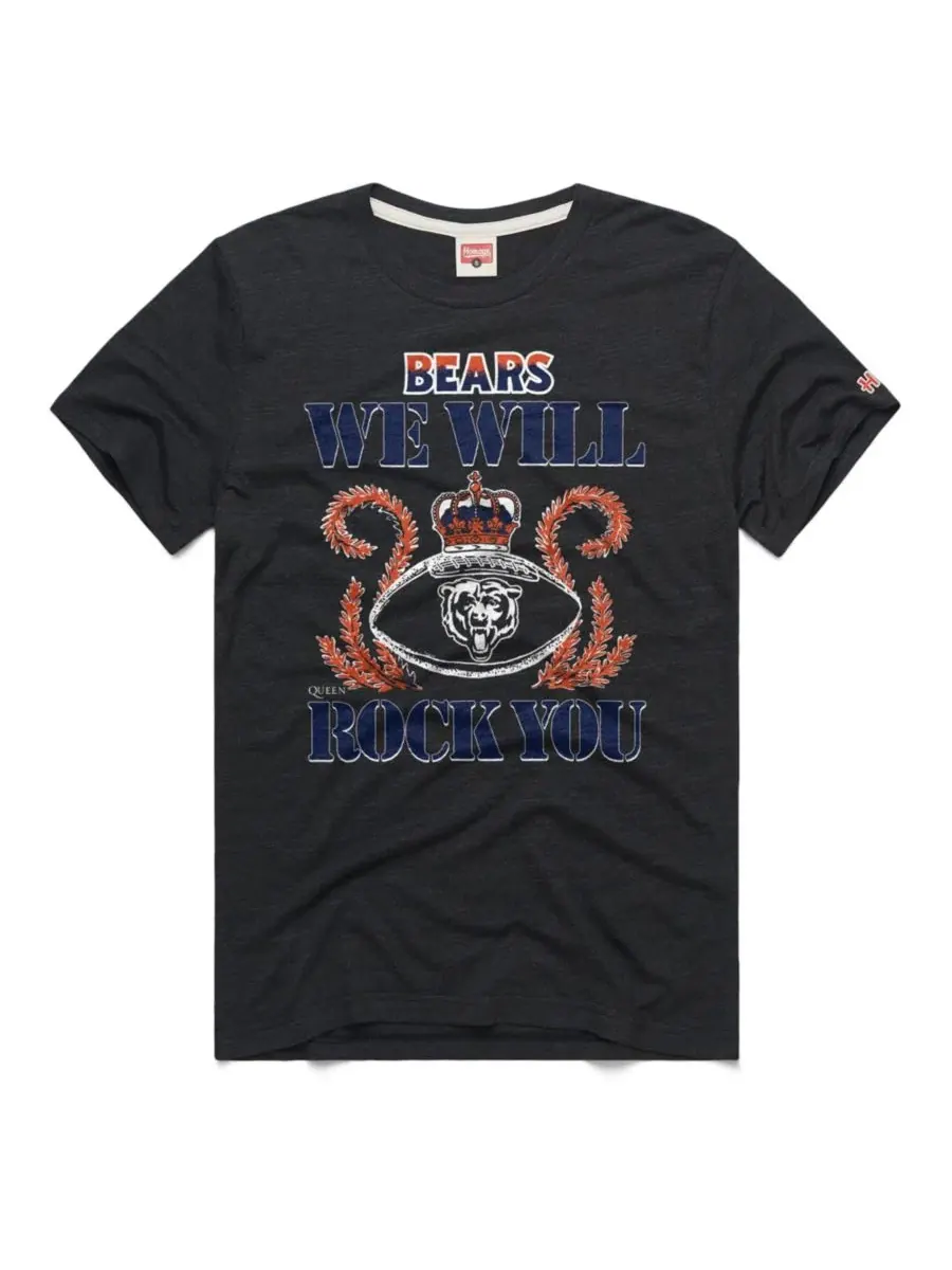 Футболка с длинным рукавом Queen Tri-Blend Homage — изображение 3 из 3, темно-серый