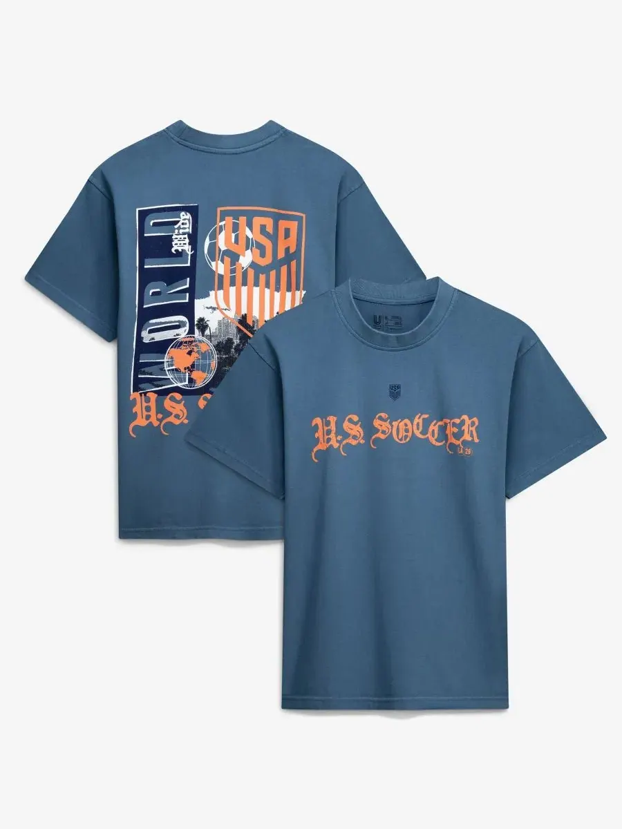 Футболка с принтом U.S. Soccer x Los Angeles 2026 Uscape Apparel