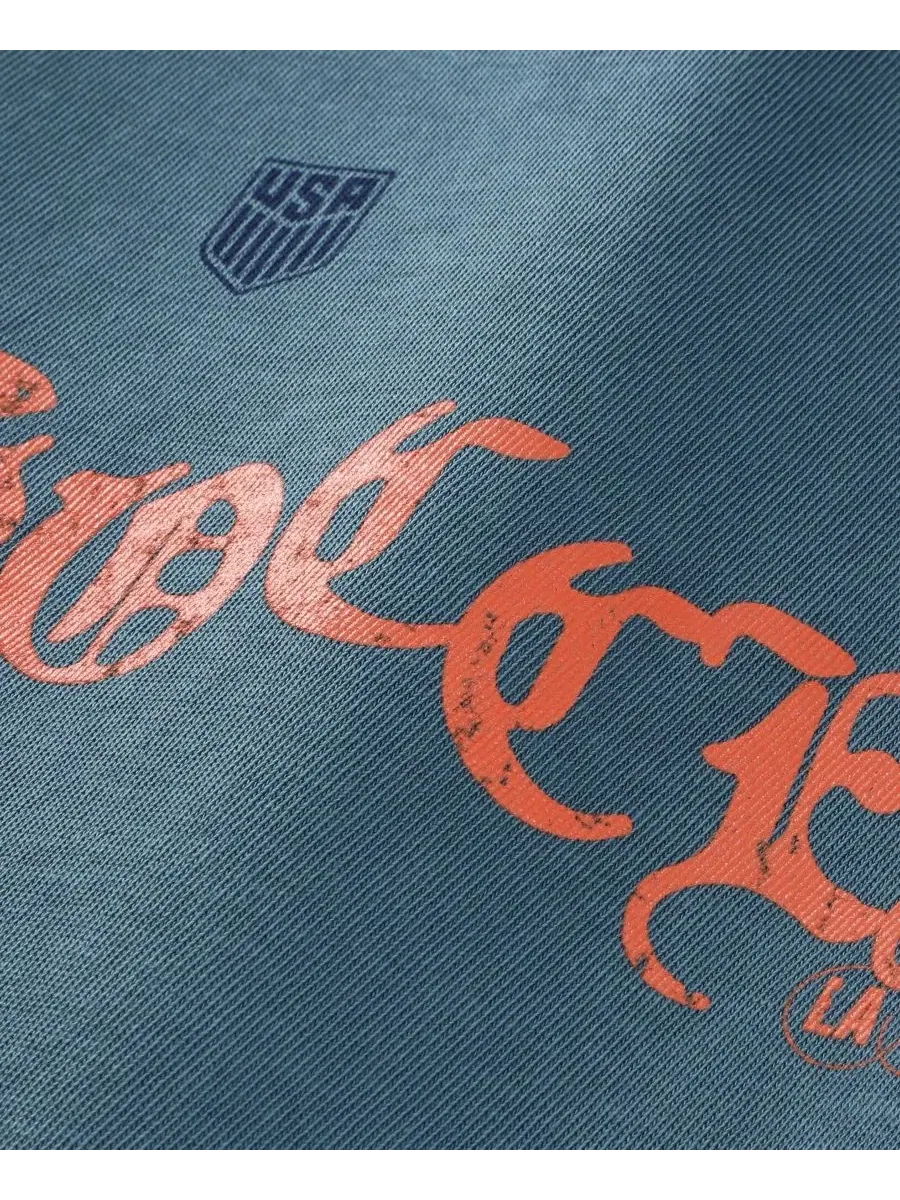 Футболка с принтом U.S. Soccer x Los Angeles 2026 Uscape Apparel — изображение 4 из 5, синий