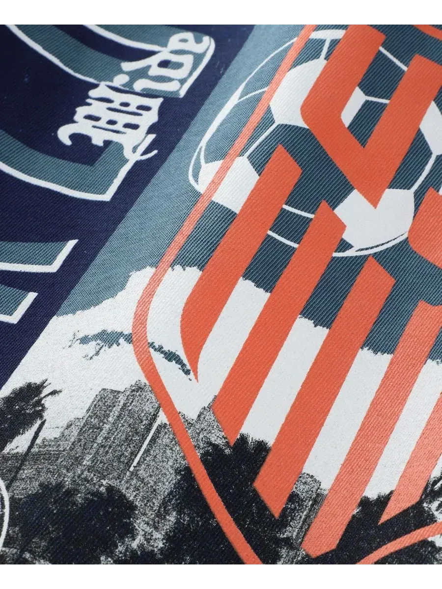 Футболка с принтом U.S. Soccer x Los Angeles 2026 Uscape Apparel — изображение 5 из 5, синий