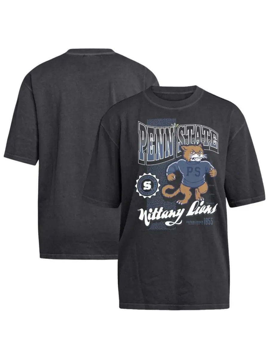 Футболка оверсайз с принтом Penn State Nittany Lions adidas