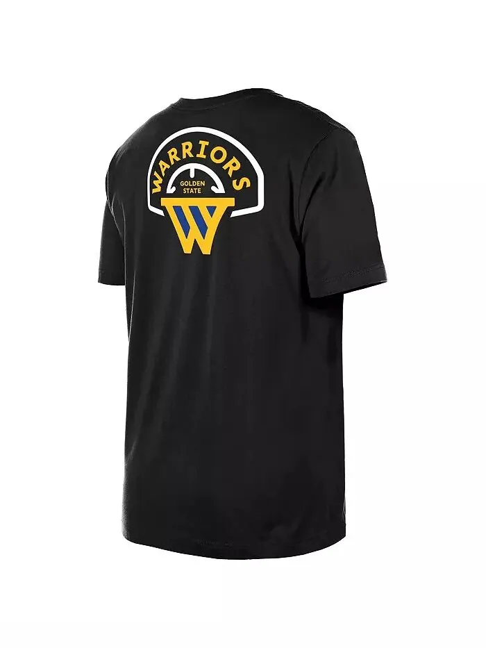 Мужская черная футболка Golden State Warriors с надписью «W» New Era — изображение 3 из 4
