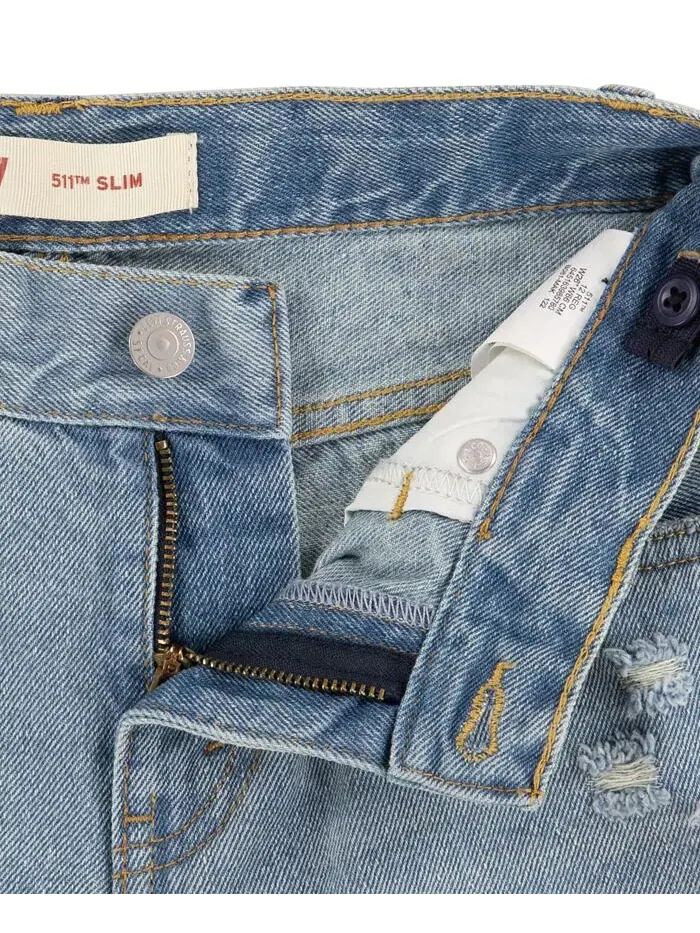 Большие мальчики UnBasic 511 Узкие джинсовые шорты Levi's — изображение 3 из 7