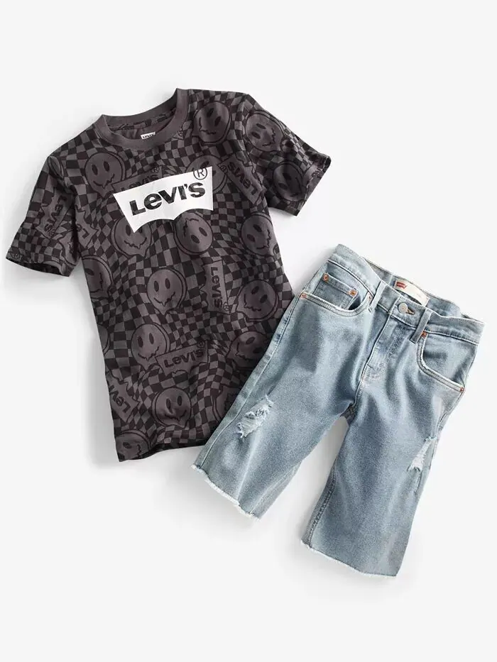 Большие мальчики UnBasic 511 Узкие джинсовые шорты Levi's — изображение 7 из 7