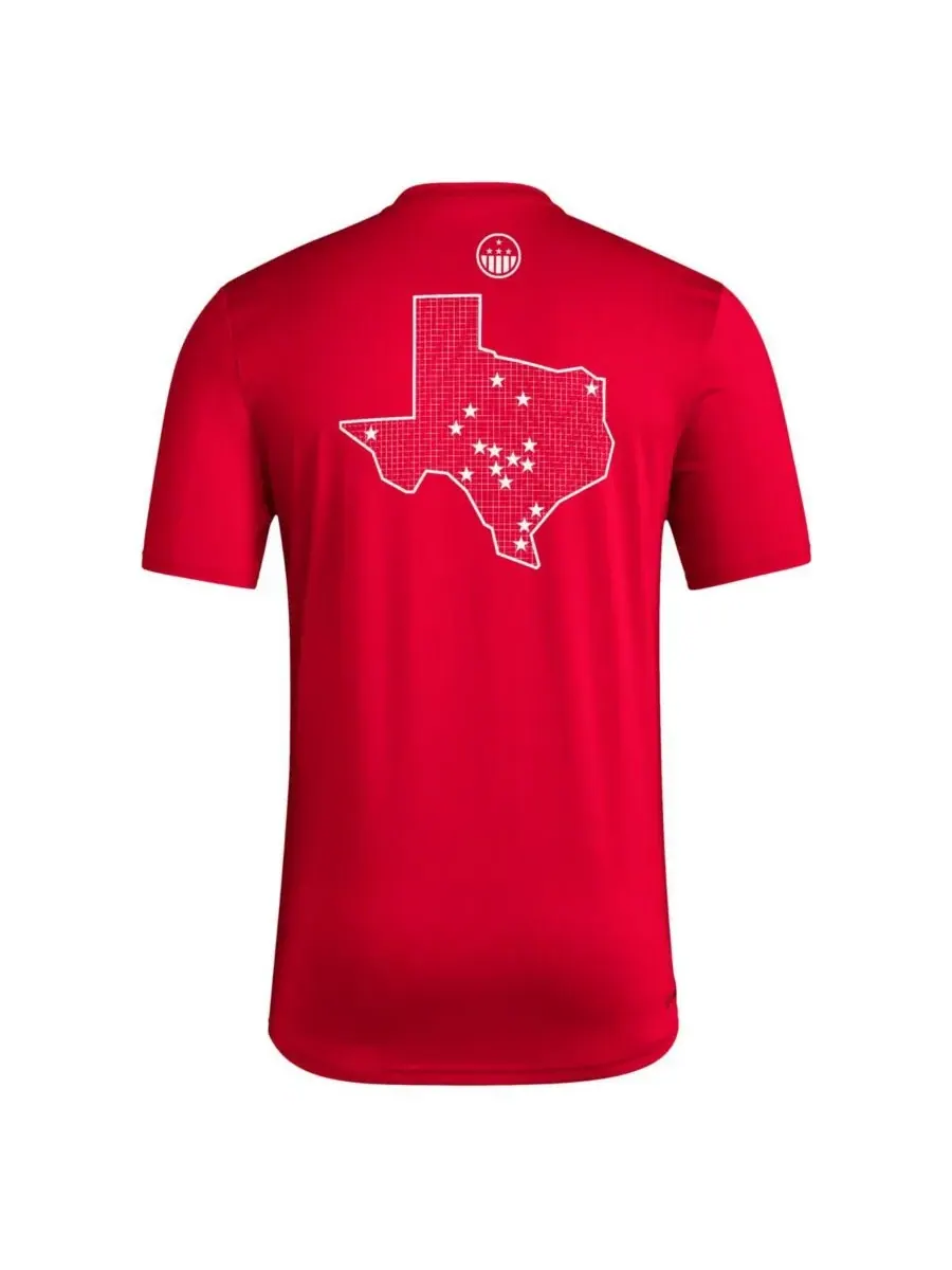 Adidas Мужская красная футболка Texas Tech Red Raiders Honor Support — изображение 3 из 3, красный