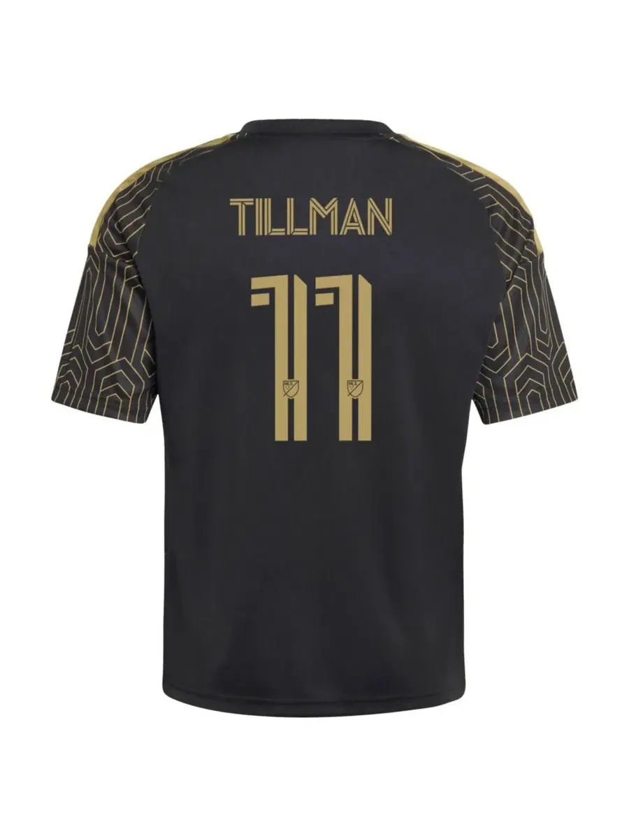Футболка с длинным рукавом Timothy Tillman LAFC 2026 Primary Kit Replica Jersey adidas — изображение 3 из 3, черный