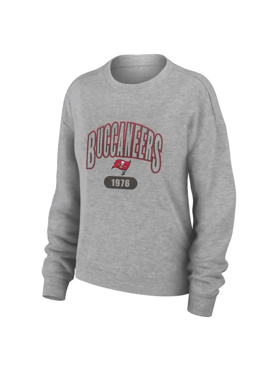 Комплект из футболки и брюк с принтом Tampa Bay Buccaneers WEAR by Erin Andrews — изображение 2 из 4, серый
