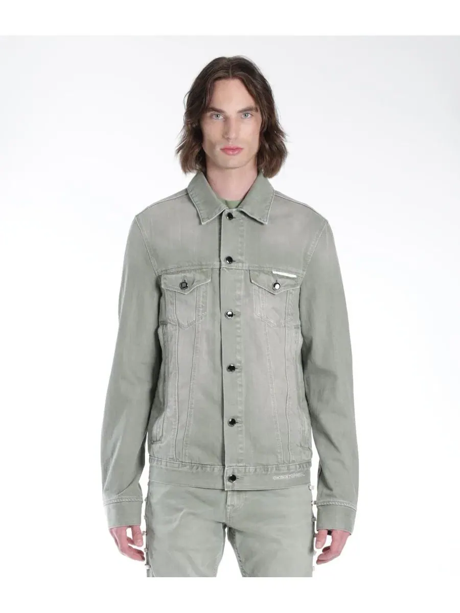 Джинсовая куртка MK1 Lace с кружевной отделкой Hvman Chosen To Prevail x Cult, Aspen