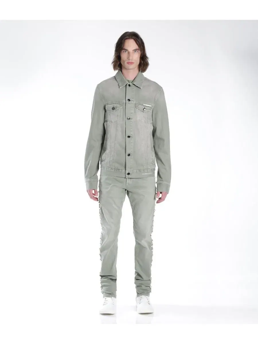 Джинсовая куртка MK1 Lace с кружевной отделкой Hvman Chosen To Prevail x Cult, Aspen — изображение 2 из 3
