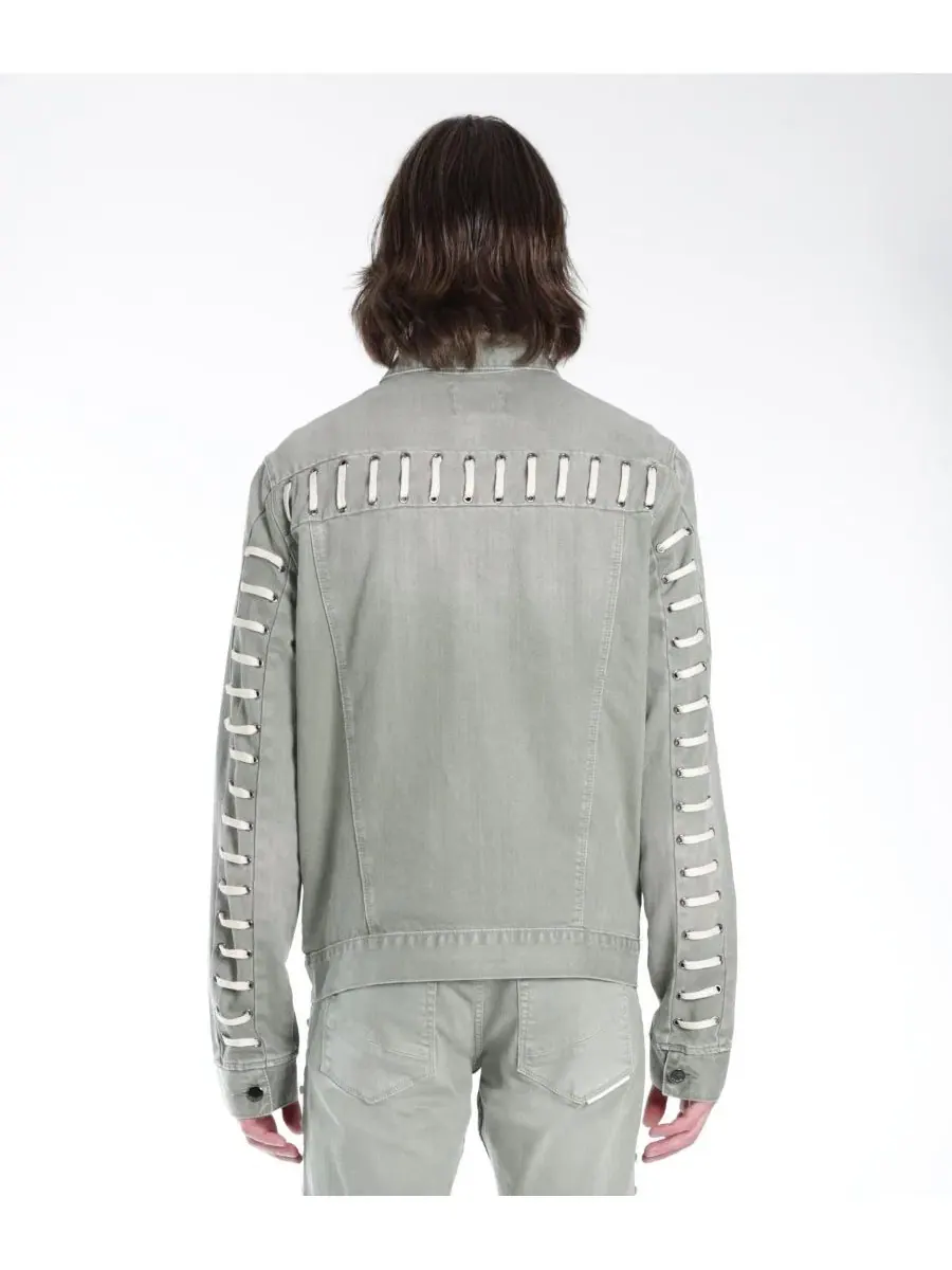 Джинсовая куртка MK1 Lace с кружевной отделкой Hvman Chosen To Prevail x Cult, Aspen — изображение 3 из 3