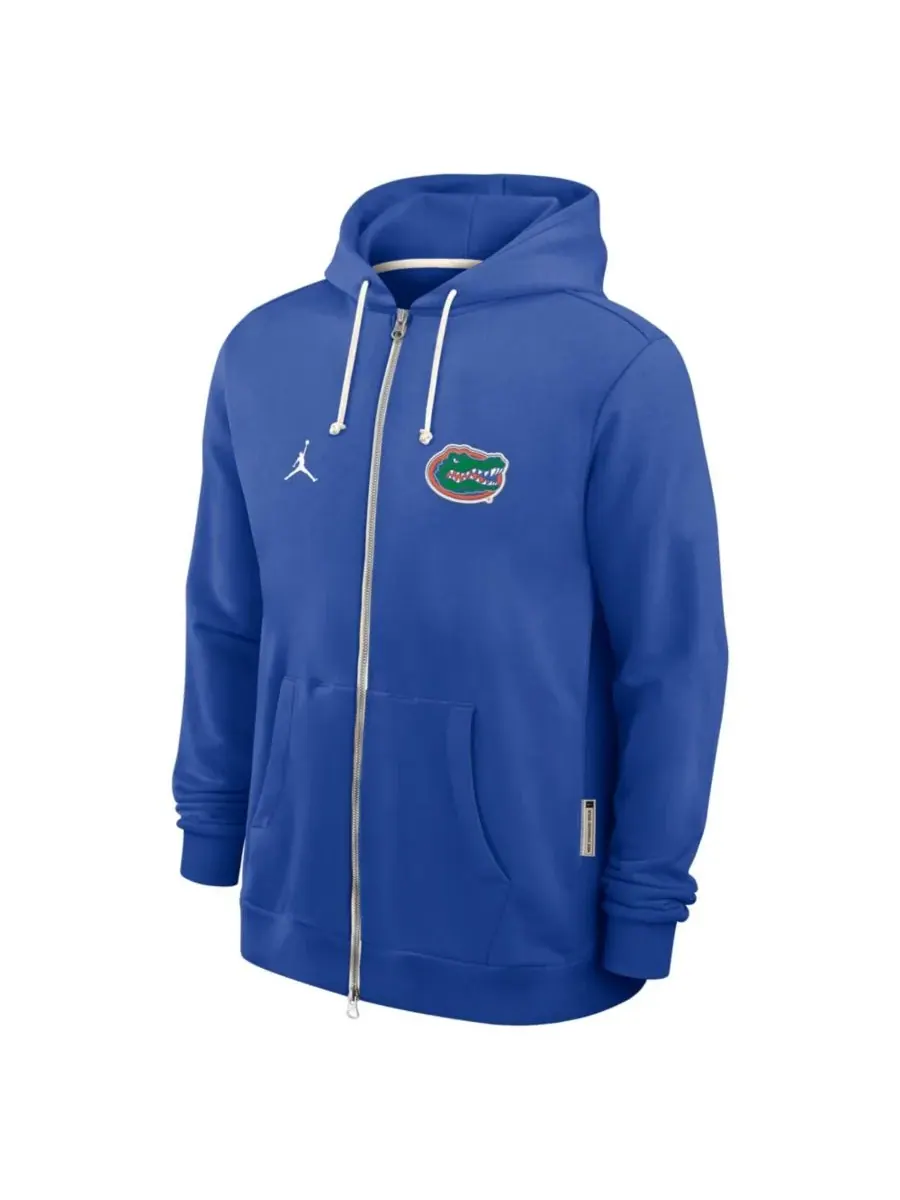 Мужская толстовка на молнии Royal Florida Gators 2025 Sideline Performance Jordan — изображение 2 из 2, королевский