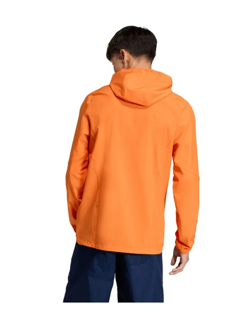 Ветровка с капюшоном FC Cincinnati Tiro Travel adidas — изображение 2 из 5, оранжевый