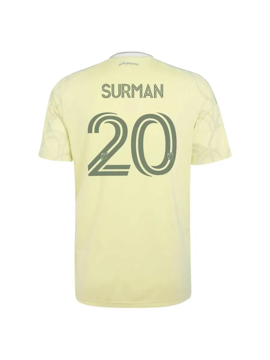 Футболка с длинным рукавом Finn Surman Yellow Portland Timbers 2026 Civic Stadium Kit Replica — изображение 3 из 3, желтый