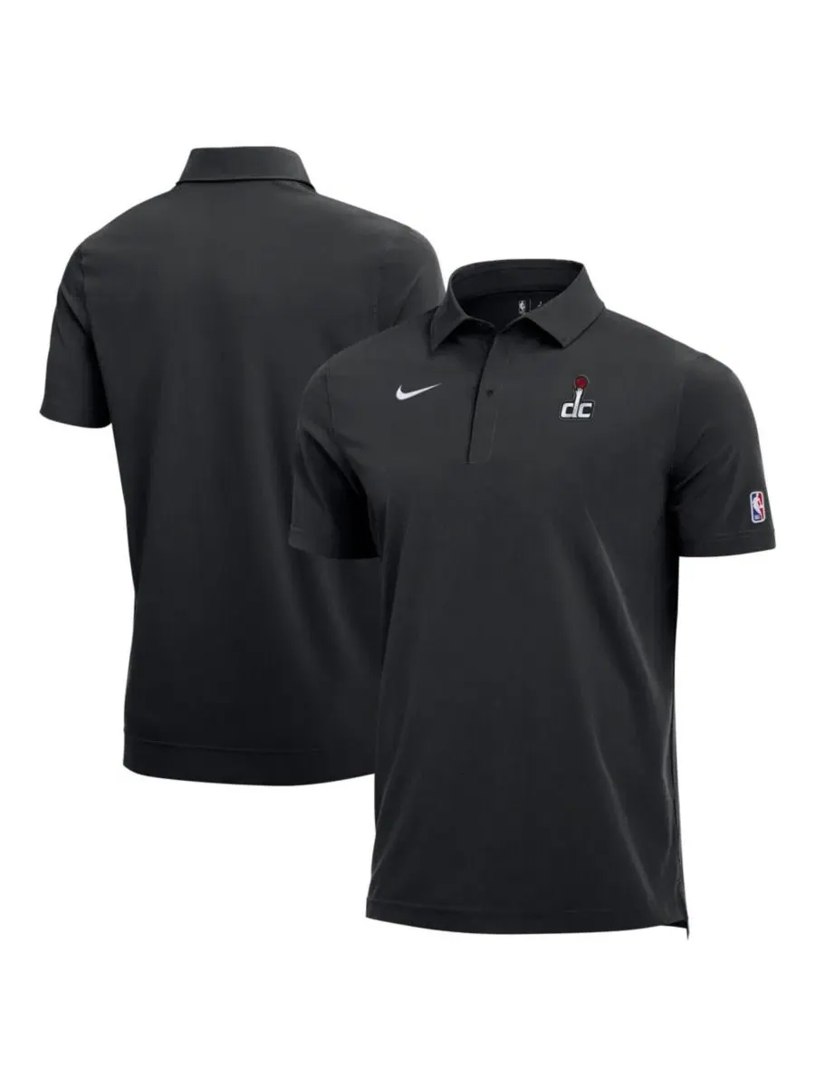 Поло с коротким рукавом, с вышивкой логотипа команды Nike, Washington Wizards
