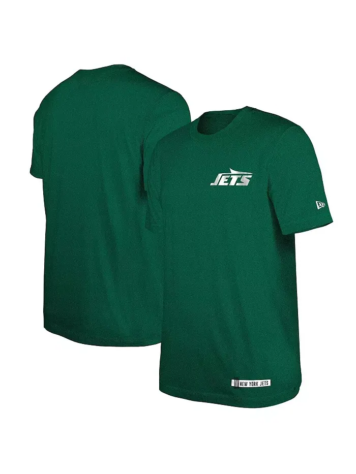 Мужская зеленая футболка New York Jets 2024 NFL Training Camp New Era