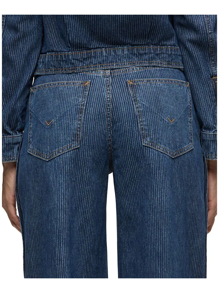 Джинсы с высокой посадкой и широкими штанинами James Hudson Jeans, Bedford Co — изображение 5 из 7