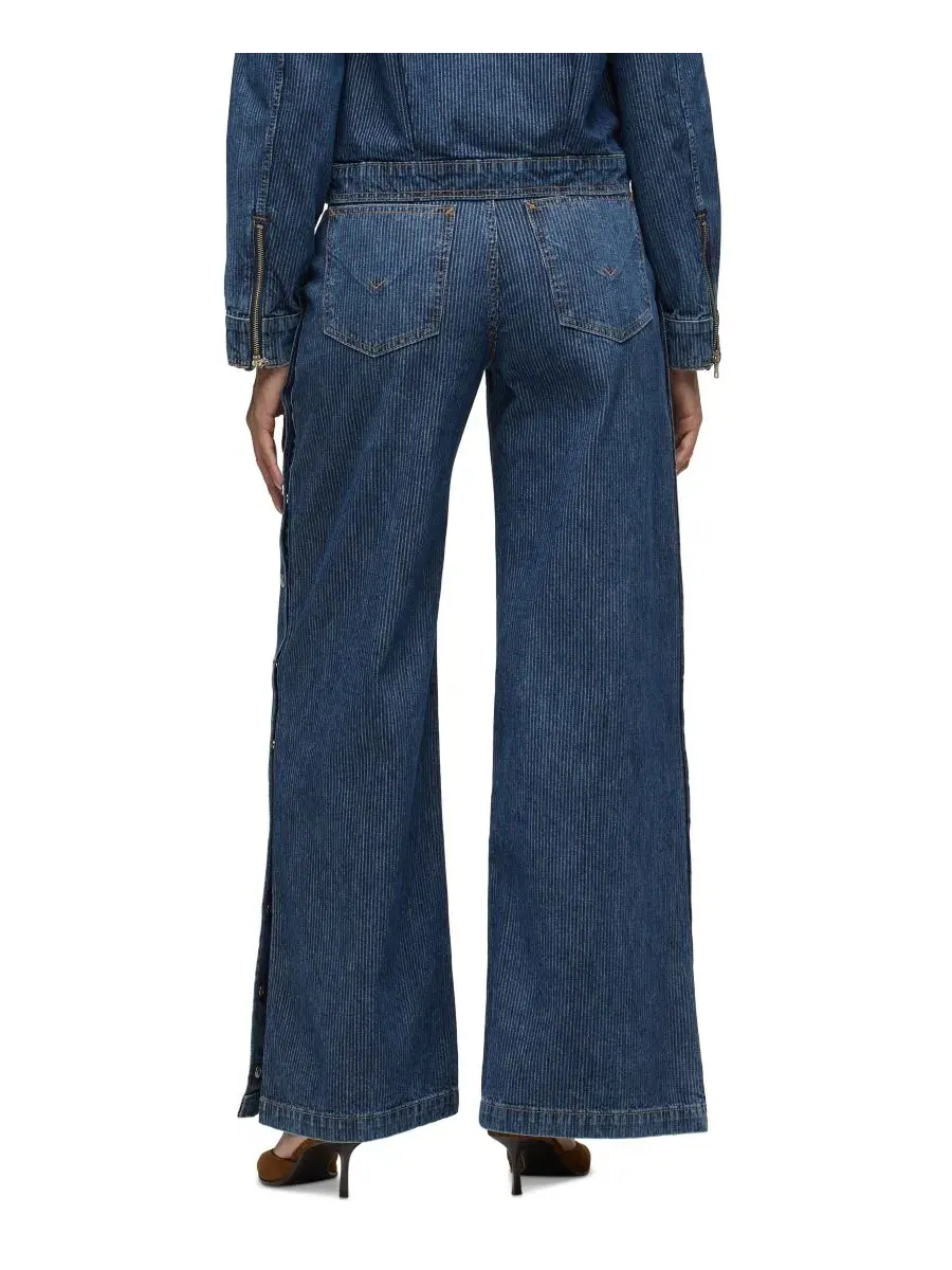 Джинсы с высокой посадкой и широкими штанинами James Hudson Jeans, Bedford Co — изображение 7 из 7