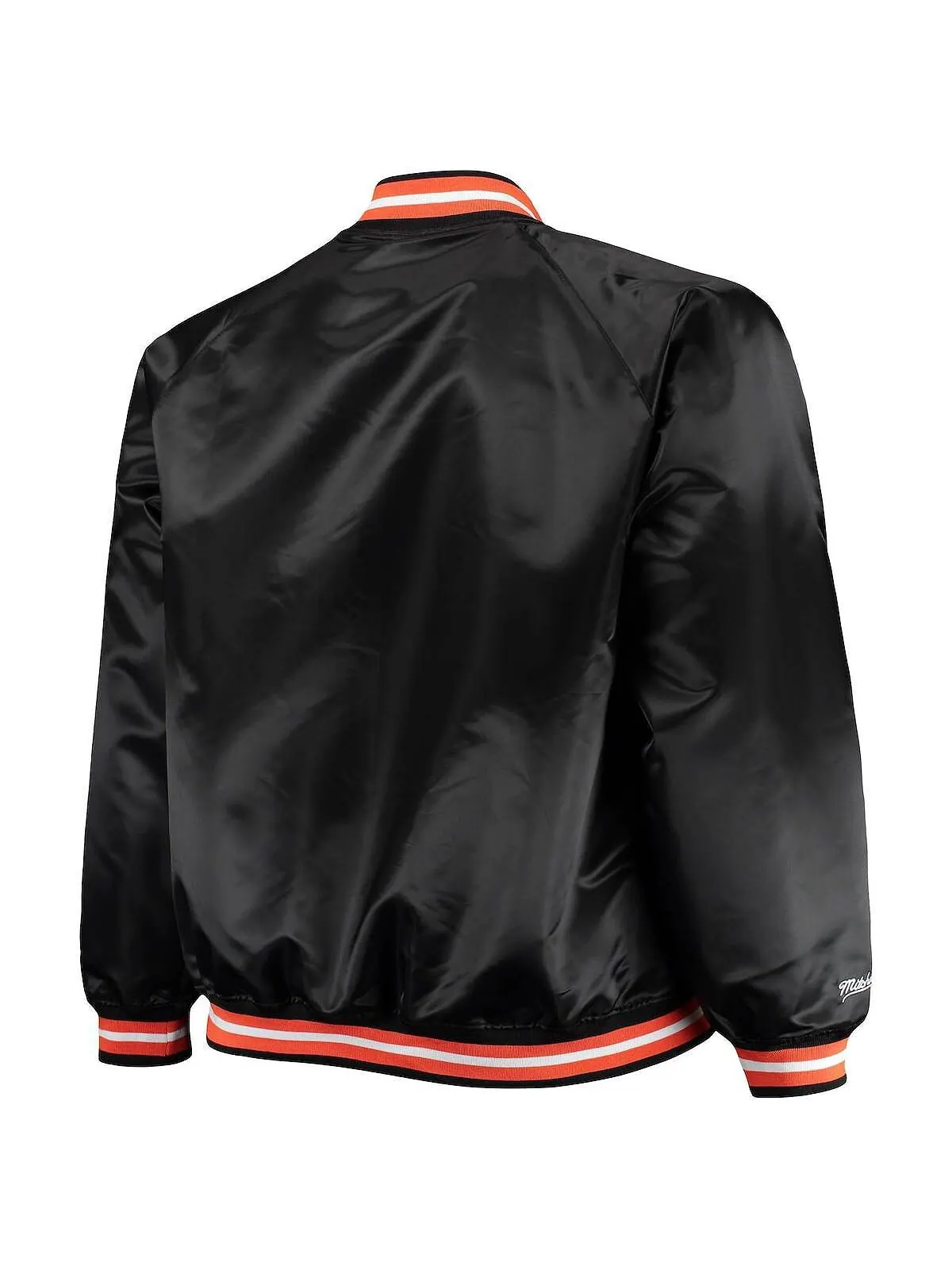 Мужская черная куртка phoenix suns big and tall hardwood classics raglan satin full-snap Mitchell & — изображение 4 из 5